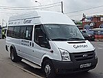 Бесплатный автобус Genser в пункт аренды автомобилей АрендаАвто-рбт на Новорязанском шоссе